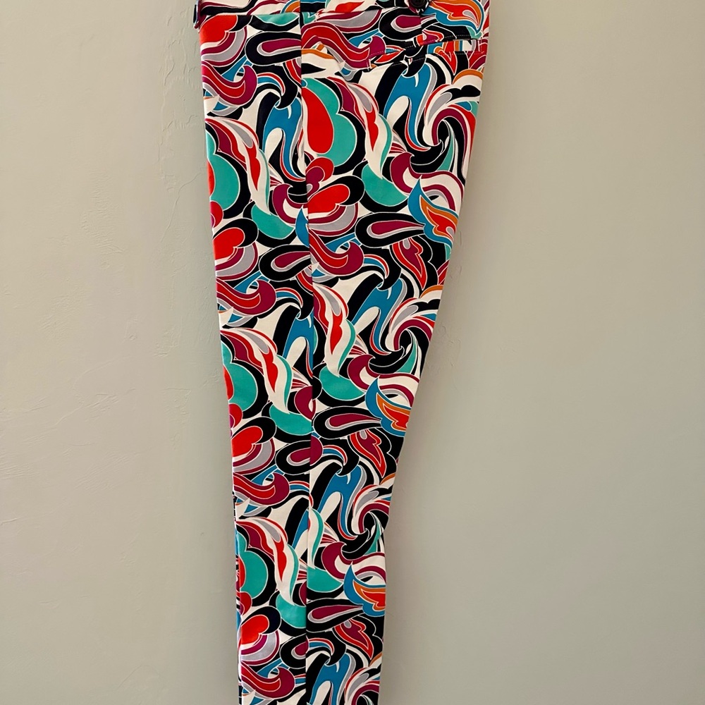 Colorful Abstract Patterned Pants